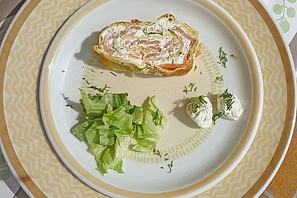 Norwegische Lachsroulade