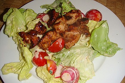 Salat mit gebratener H&auml;hnchenbrust