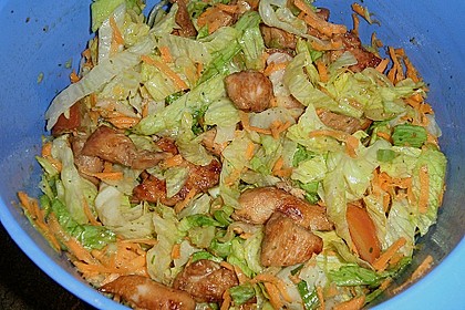 Salat mit gebratener H&auml;hnchenbrust 2