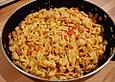 Urmelis schnelles Nudelpf&auml;nnchen mit Speck, K&auml;se und Ei