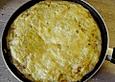 &Uuml;berbackene spanische Tortilla