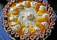 Eierlik&ouml;r - Pfirsich - Torte