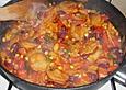 Kartoffel - Chili - Pfanne mit Bohnen, Mais und Paprika