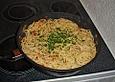 Knoblauchspaghetti mit Tomaten und Petersilie