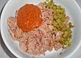 Pikanter schneller Thunfischsalat