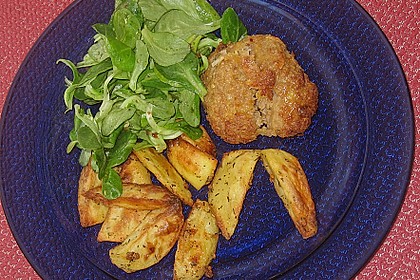 Fettarme Kartoffelspalten aus dem Ofen 2