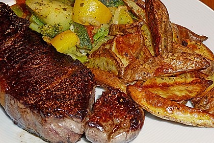 Fettarme Kartoffelspalten aus dem Ofen 6