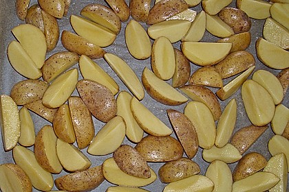 Fettarme Kartoffelspalten aus dem Ofen 7