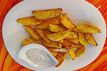 Fettarme Kartoffelspalten aus dem Ofen 13
