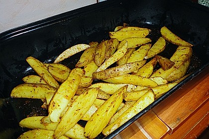 Fettarme Kartoffelspalten aus dem Ofen 19