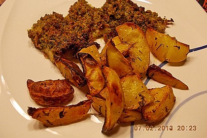 Fettarme Kartoffelspalten aus dem Ofen 20