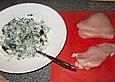 Putenbrustfilet mit Spinatf&uuml;llung aus dem Tischdampfgarer