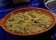 Gr&uuml;ner Nudelauflauf