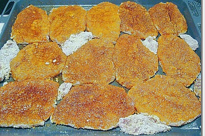 Schnitzel aus dem Backofen 6