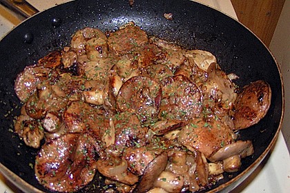 Pilze knusprig gebraten