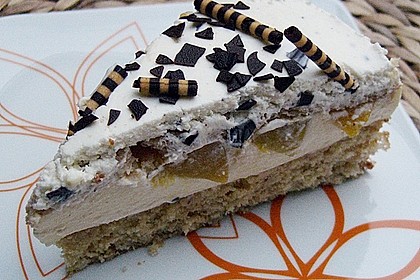Pudding - Pfirsichtorte mit Knusperboden 2