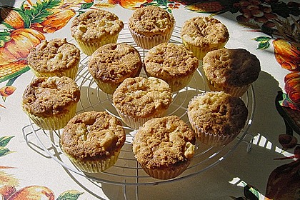 Apfelmuffins mit Zimtkruste