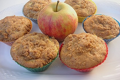 Apfelmuffins mit Zimtkruste 3