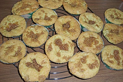 Apfelmuffins mit Zimtkruste 10