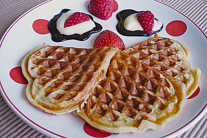 Dinkel - Quark - Waffeln 4