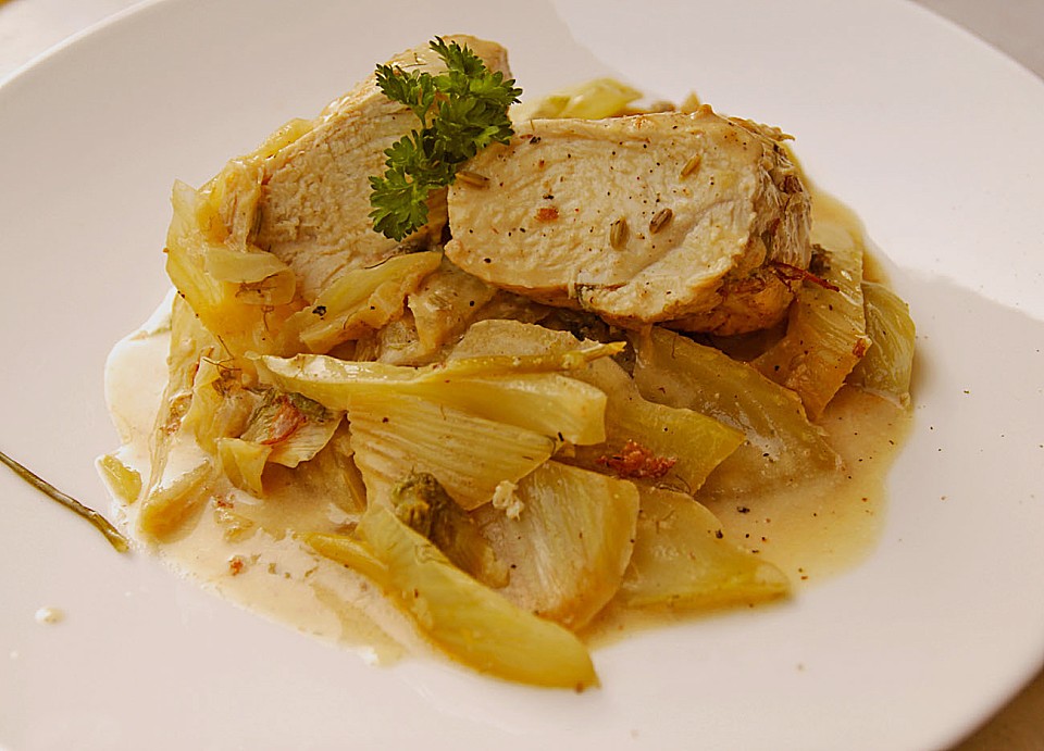 Hähnchenbrust mit Fenchelgemüse (Rezept mit Bild) | Chefkoch.de