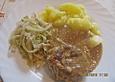 Lauchgem&uuml;se mit Hackfleischb&auml;llchen