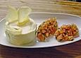 Senfmousse mit Lachs - Tatar
