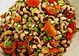Griechischer Augenbohnensalat