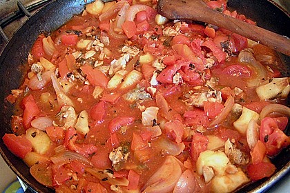 Gem&uuml;se - Fisch - Pfanne