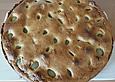 Vollkornkuchen mit gr&uuml;nen Trauben