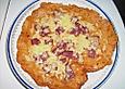 Pizza - Pfannkuchen mit Ajvar