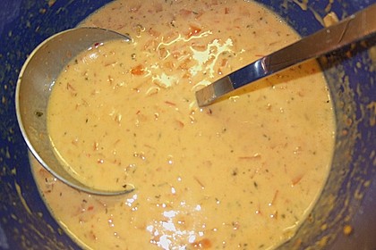 Pizza - Pfannkuchen mit Ajvar 3