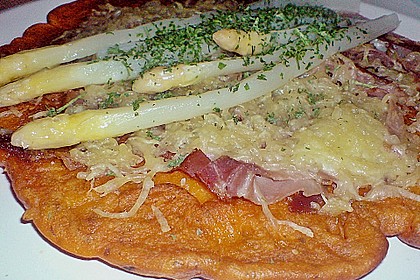 Pizza - Pfannkuchen mit Ajvar 5