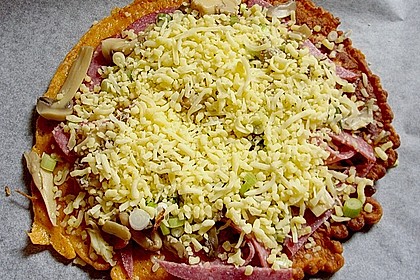 Pizza - Pfannkuchen mit Ajvar 8