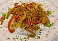 H&auml;hnchenbrust mit Currylinsen