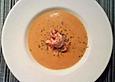 Kokoscremesuppe mit Garnelen