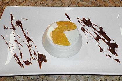 Orangen-Panna cotta 1