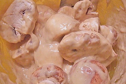Champignons in Bierteig mit Knoblauchsauce 1