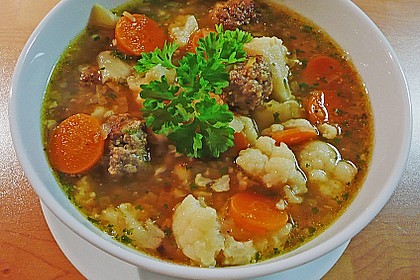 Th&uuml;ringer Blumenkohlsuppe 1