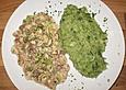 Champignon - Pfanne mit Pastinaken - Spinat - P&uuml;ree