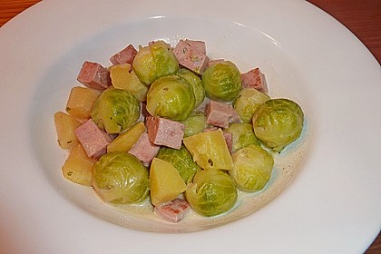 Rosenkohl - Kartoffel - Kasseler - Pfanne 1