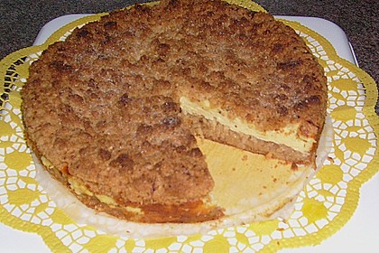 Topfen - Streuselkuchen mit &Auml;pfeln