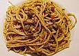 Spaghettini mit Oliven und Sardellen