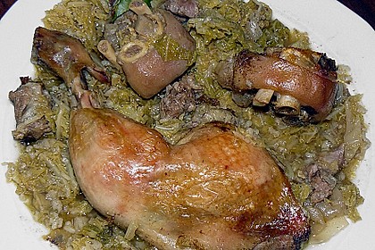 T&ouml;ginger Gem&uuml;seeintopf mit dreierlei Fleisch aus dem R&ouml;mertopf 1