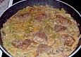 Weiwels Schweinemedaillons mit Wirsing - Champignon - Gem&uuml;se