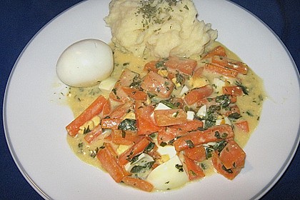 Kummerower Möhren in Eiersauce 4