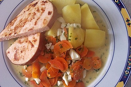 Kummerower Möhren in Eiersauce 5