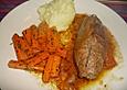 Schweinerouladen mit Pesto - Frischk&auml;sef&uuml;llung