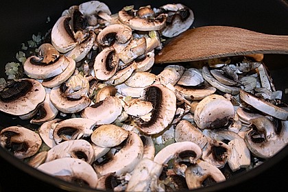 Nudeln mit Champignons 2