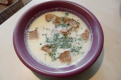 Knoblauch - Cremesuppe 1